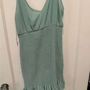 Mint green short Women's dress